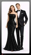 DRESS CODE: BLACK TIE OR BLACK TIE REQUIRED ATTIRE FOR WOMEN AND MEN