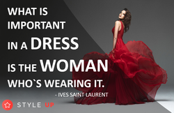 What is important in a dress...
